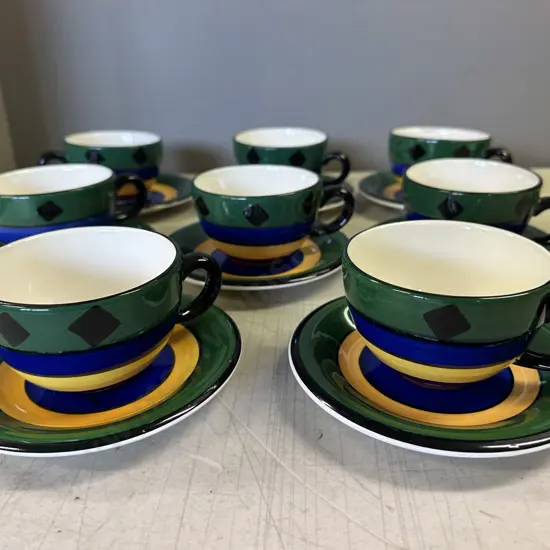 Living Art "Tango" Cups & Saucers